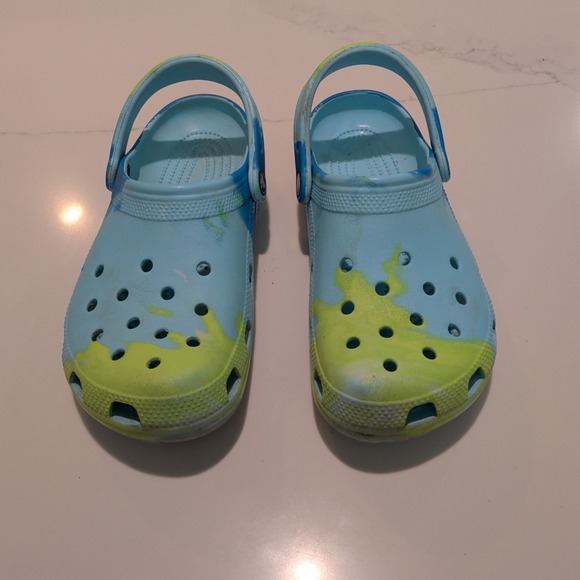 CROCS Shoes - Crocs Classic Womens Size 9 shoes blue green comfort clogs sandals